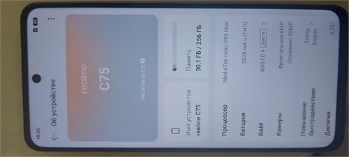 Realme C75 8/256 890000756025