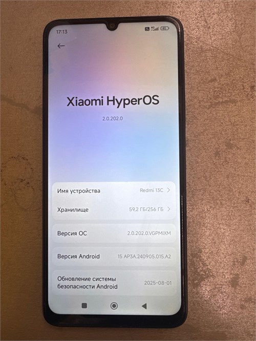 XIAOMI REDMI 13C 8/256 ГБ 890000660478