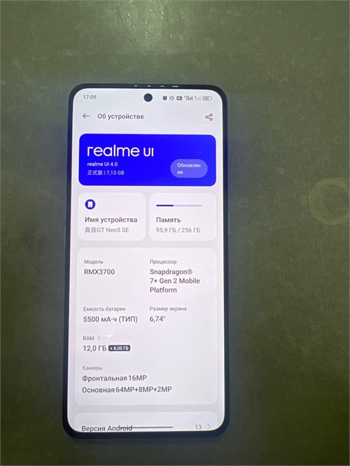 Realme GT Neo 5 SE 12/256 890000663466