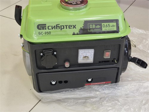 Бензиновый СИБРТЕХ БС-950 0,8 кВт 890000668580