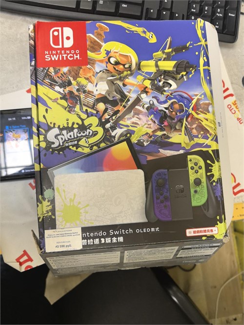 Игровая приставка Nintendo Switch OLED Splatoon 3 Edition 890000678549