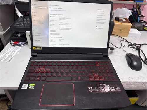 15.6" Ноутбук Acer Nitro 5 (AN515-55-74D1) i7-10750H RTX 3050 Ti 890000672516