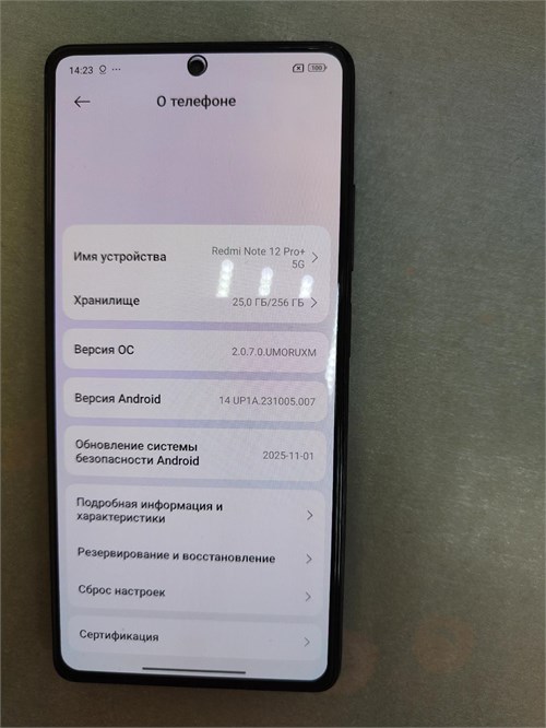XIAOMI REDMI NOTE 12 PRO+ 5G 8/256 ГБ 890000680315
