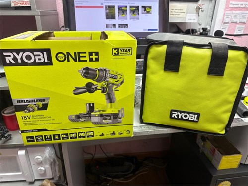 Бесщеточная ударная дрель-шуруповерт Ryobi ONE+ R18PD7 890000682850