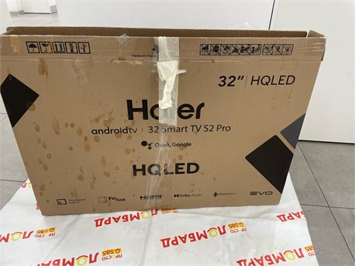 32" (80 см) Телевизор Haier 32 Smart TV S2 PRO 890000637285