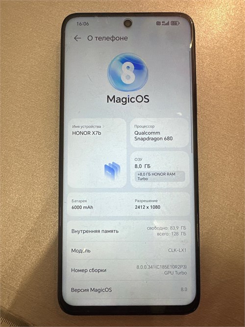 HONOR X7B 8/128 ГБ 890000676250