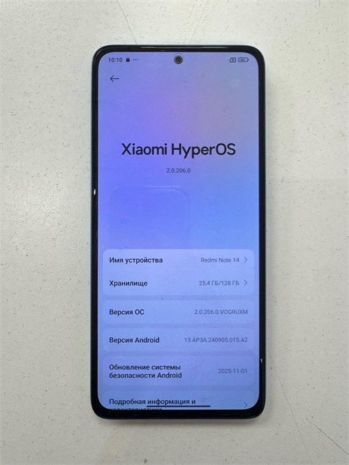 XIAOMI REDMI NOTE 14 8/128 ГБ 890000691507