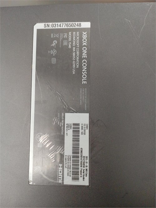 ПРИСТАВКА XBOX ONE CONSOLE (1540) 890000690284