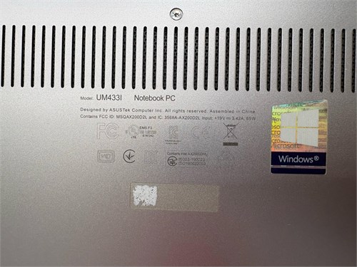 14" Ноутбук ASUS ZenBook UM433 Ryzen 5 4500U GeForce MX350 890000689827