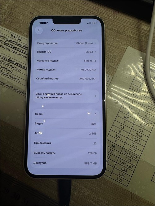APPLE IPHONE 13 128 ГБ 890000733725