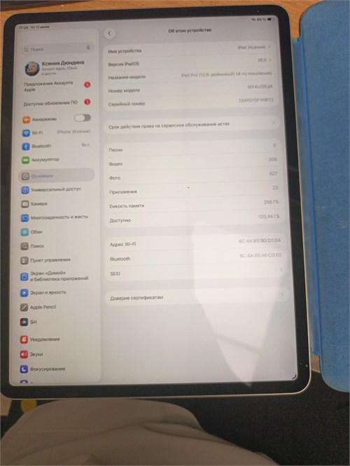 APPLE iPad Pro 12.9-inch (4th generation) 256 890000742056