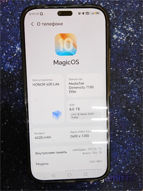 HONOR 600 LITE 8/256 ГБ 890000764554