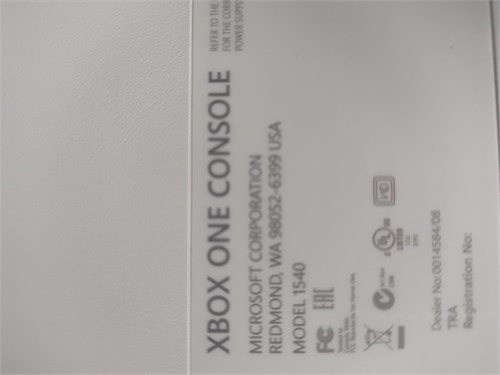 Xbox One Console 1540 890000764712