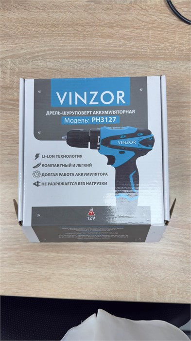 дрель-шуруповерт аккумуляторная VINZOR PH3127 890000771080