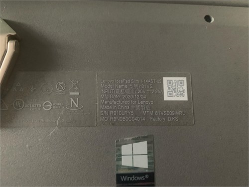НОУТБУК LENOVO IDEAPAD SLIM 1-14AST-05 A4-9120 890000773675
