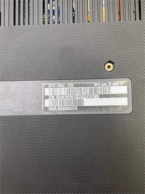 НОУТБУК ACER Aspire A315-55KG i3-7020U MX 130 890000774072