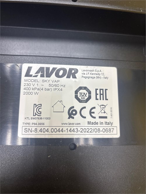 Электрический парогенератор Lavor SKYVAP 890000775108
