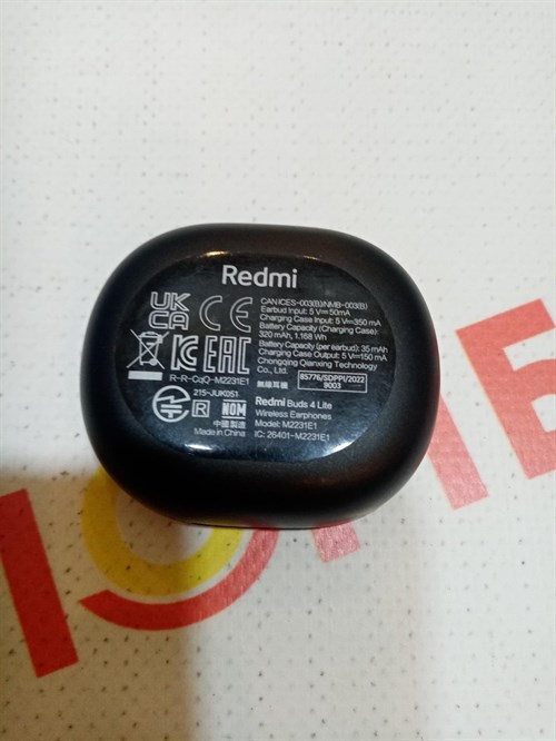 Наушники TWS Xiaomi Redmi Buds 4 Lite 890000490693 - фото 730456