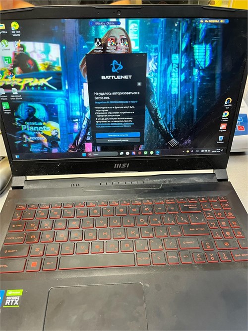 Ноутбук MSI Katana i5 12500H RTX 3060 890000523093 - фото 767051