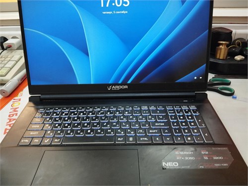 НОУТБУК ARDOR GAMING NEO G17-I5ND301 (i5 12450H RTX 3050) 890000522872 - фото 768034