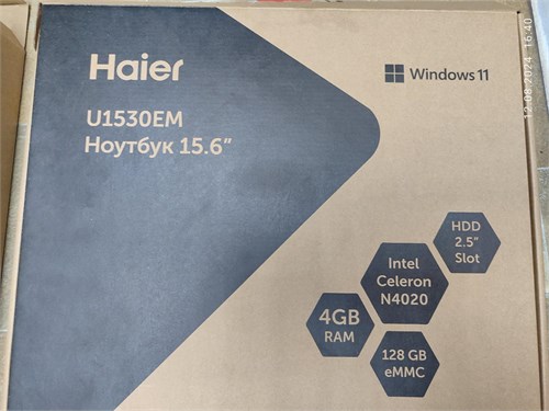 НОУТБУК HAIER U1530EM (Celeron N4020) 890000513248 - фото 773998