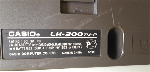 Синтезатор CASIO LK-300TV 890000503031 - фото 774104