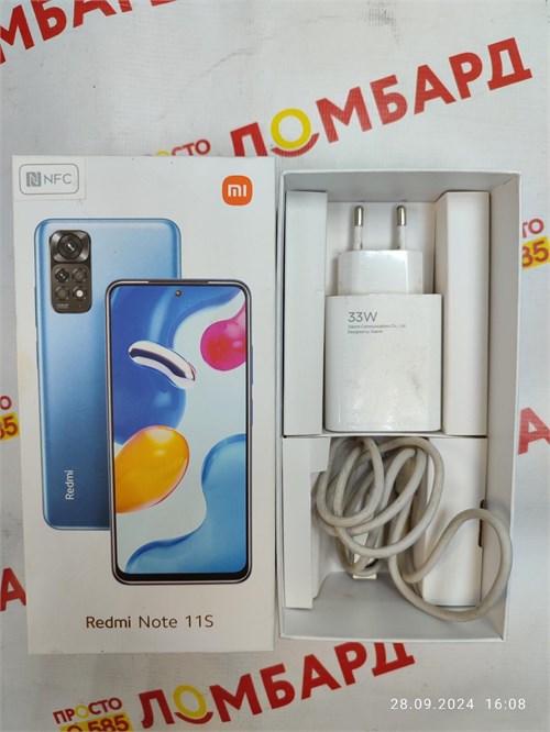 XIAOMI REDMI NOTE 11S 6/128 ГБ 890000529362 - фото 777929