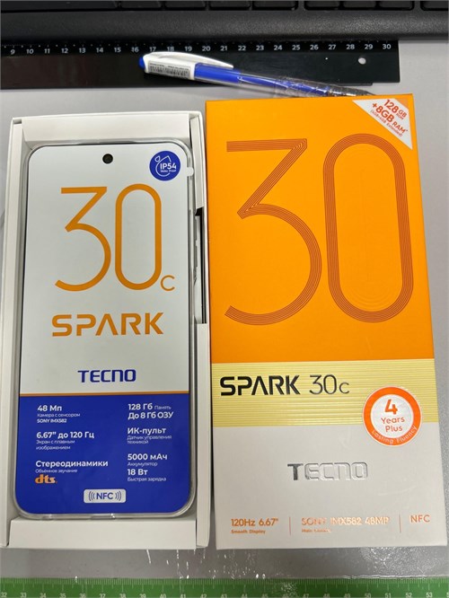 TECNO Spark 30C 4/128 ГБ 890000545909 - фото 814364