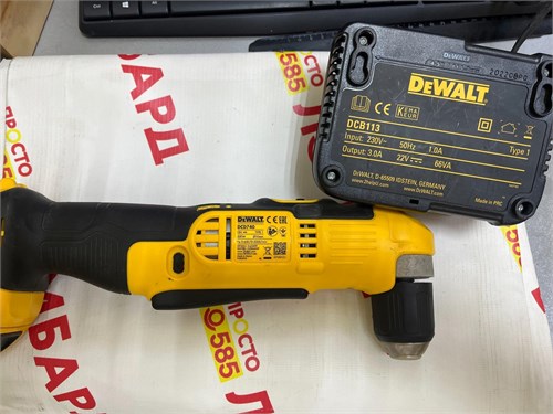 Аккумуляторная угловая дрель DEWALT DCD740 890000557439 - фото 826213