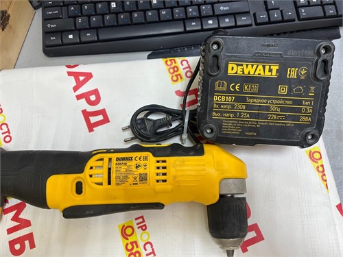 Аккумуляторная угловая дрель DEWALT DCD740 890000557456 - фото 826305