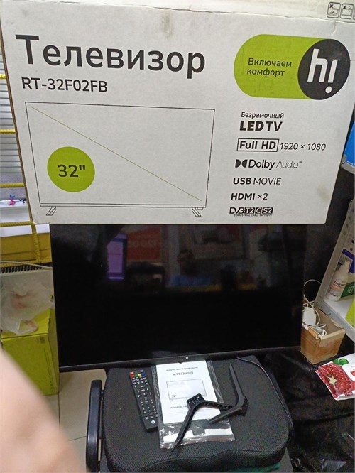 32" (81 см) Телевизор Hi RT-32F02FB 890000552933 - фото 829770