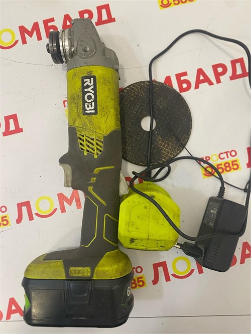 Аккумуляторная угловая шлифмашина Ryobi ONE+ R18AG 890000565364 - фото 842467