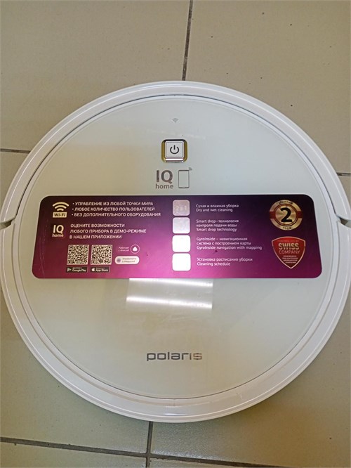 РОБОТ-ПЫЛЕСОС POLARIS PVCR 4105 WI-FI IQ HOME AQUA 890000567487 - фото 891146