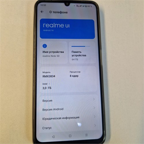 Realme Note 50 3/64 890000596508 - фото 891680