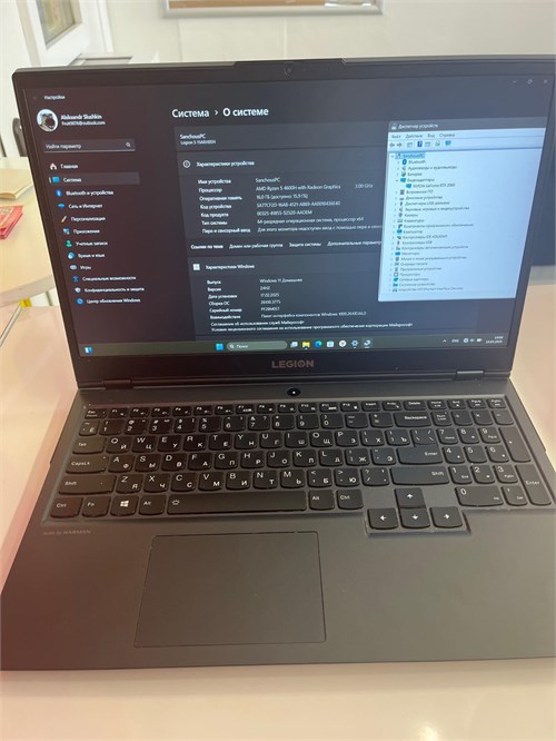 Игровой ноутбук Lenovo Legion 5 15ARH05H (RYZEN 5 4600H , RTX 2060) 890000599882 - фото 892670