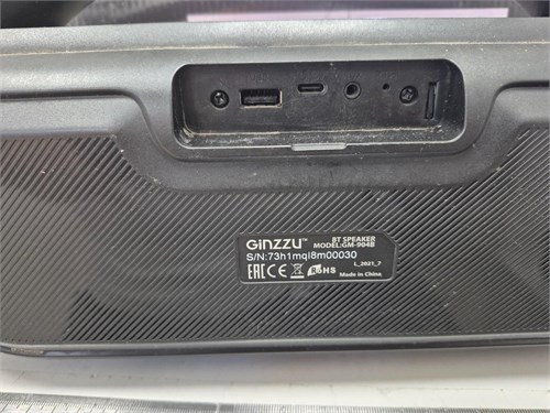 Портативная акустика Ginzzu GM-904B 890000598068 - фото 894185