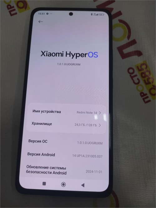 XIAOMI REDMI NOTE 14 8/128 ГБ 890000622408 - фото 929396