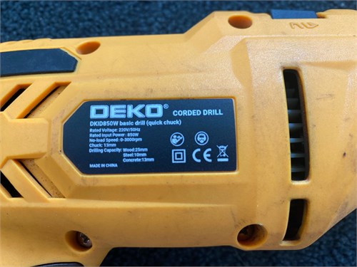 Дрель ударная DEKO DKID850W 890000622243 - фото 930839