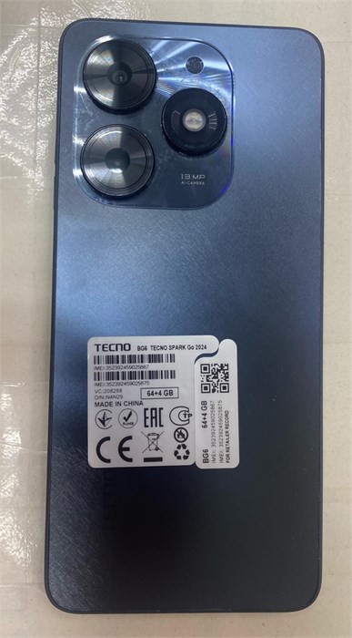 TECNO SPARK GO 2024 4/64ГБ 890000616223 - фото 933699