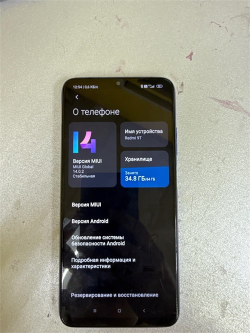XIAOMI REDMI 9T 4/64 ГБ 890000626129 - фото 936180
