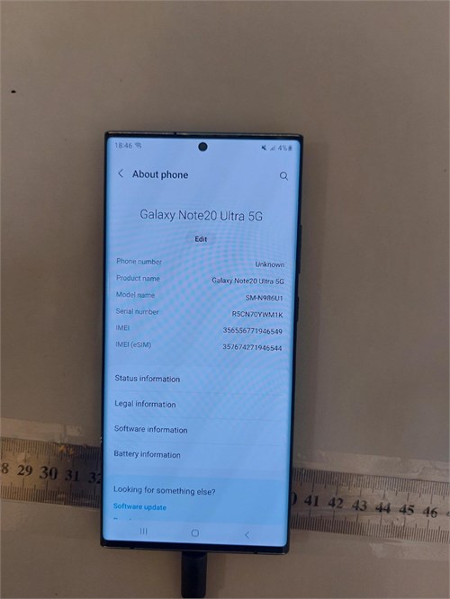 Samsung Galaxy Note 20 Ultra 5G 12/128 ГБ 890000518546 - фото 936620