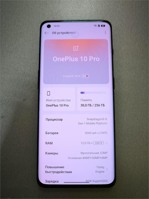 ONEPLUS 10 PRO 5G 12/256GB 890000638196 - фото 950931