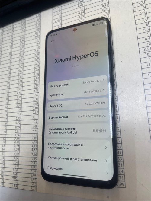 XIAOMI REDMI NOTE 12S 8/256GB 890000644569