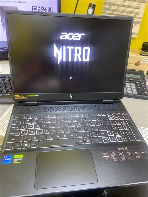 16" Ноутбук Acer Nitro 16 AN16-51-71QJ (i7 13700H RTX 4050) 890000646075 - фото 962504
