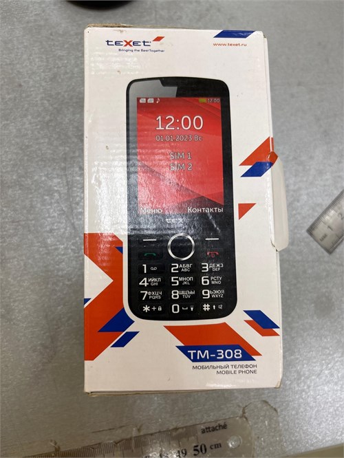 Кнопочный Texet TM-308 890000644690 - фото 964444