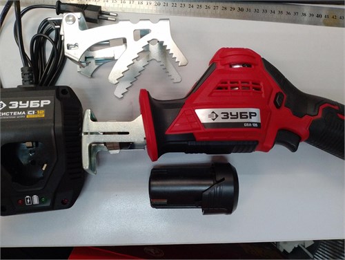 Сабельная пила аккумуляторная ЗУБР СПЛ-125 890000621771 - фото 967448