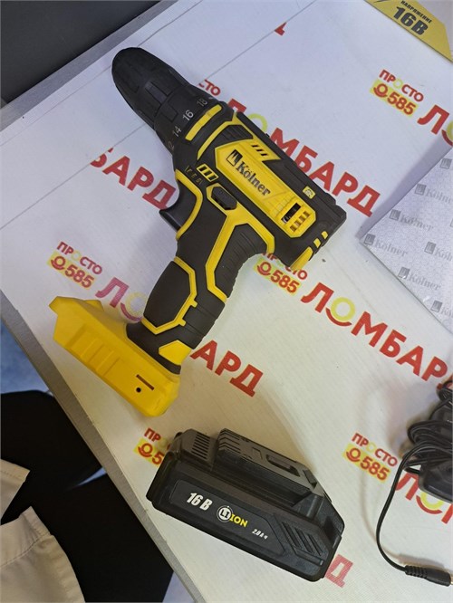 АККУМУЛЯТОРНАЯ ДРЕЛЬ-ШУРУПОВЕРТ KOLNER KCD 16L 890000625718