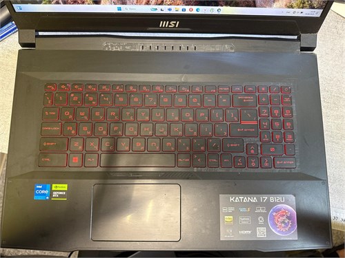 Ноутбук MSI KATANA 17 B12UCX I5-12450H 2050 890000623626