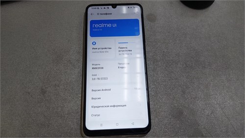 REALME NOTE 60X 3/64 ГБ 890000654841