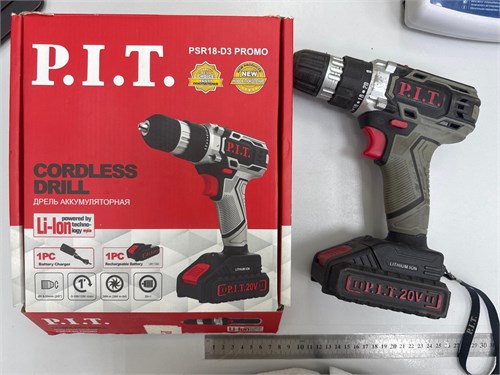 Аккумуляторная дрель-шуруповерт P.I.T. PSR18-D3 Promo 890000658190
